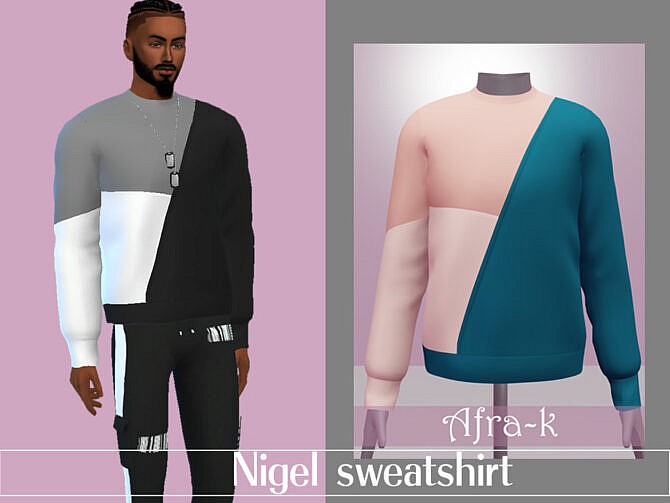 Sims 4 Nigel sweatshirt by akaysims at TSR