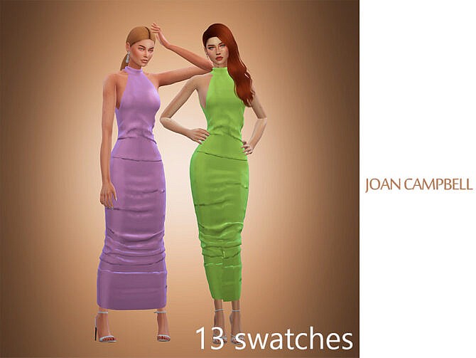 Sims 4 Supreme Dress by Joan Campbell Beauty at TSR