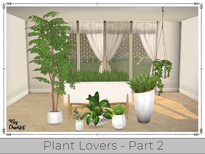 Sims 4 Plant Lover Set (Part 2) by Chicklet at TSR