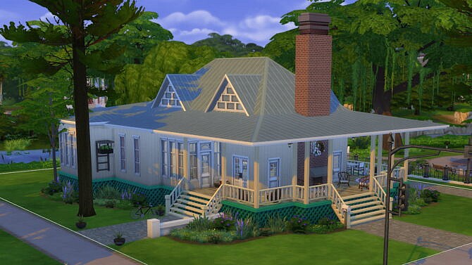 Sims 4 Tideland Haven Bungalow by nifflr at Mod The Sims 4