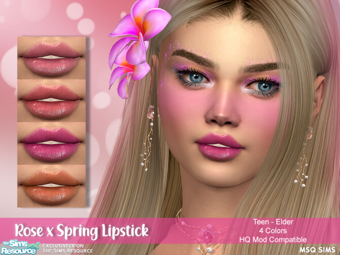Sims 4 Rose x Spring Collection at MSQ Sims