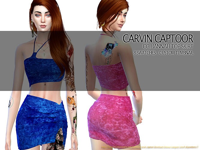 Hannah Skirt Set By Carvin Captoor