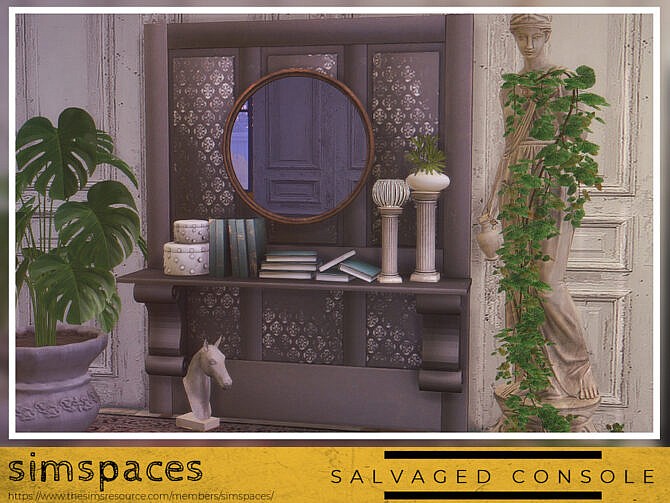 Sims 4 Salvaged Console set by simspaces at TSR