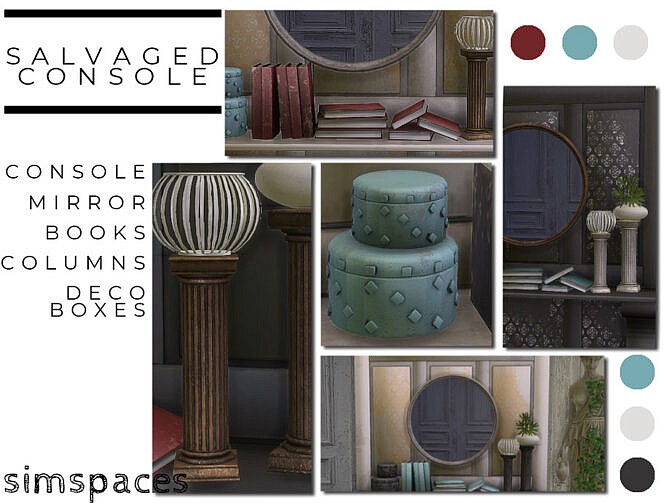 Sims 4 Salvaged Console set by simspaces at TSR