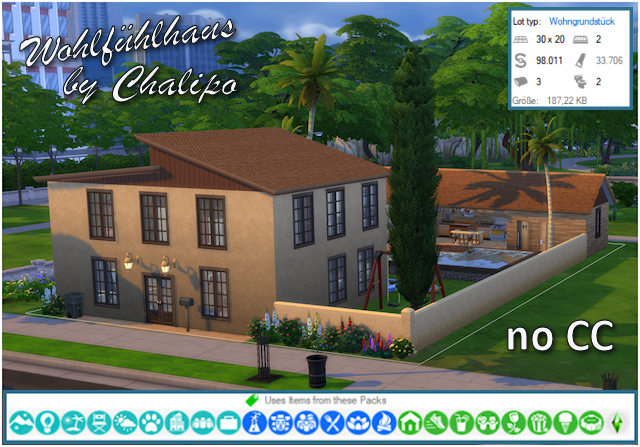Sims 4 Feel good house by Chalipo at All 4 Sims