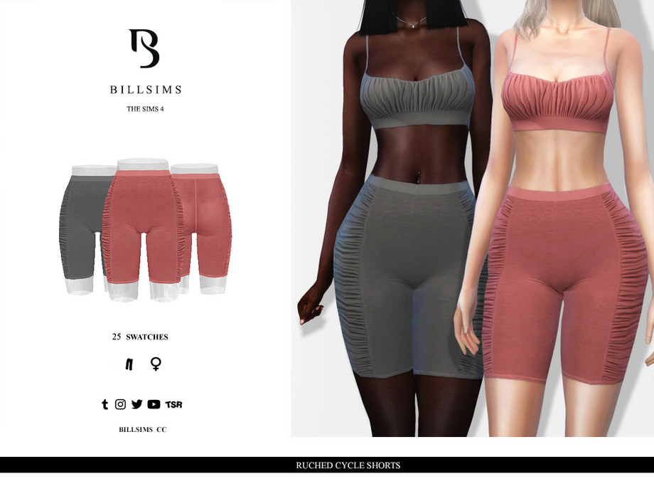 biker shorts sims 4 cc