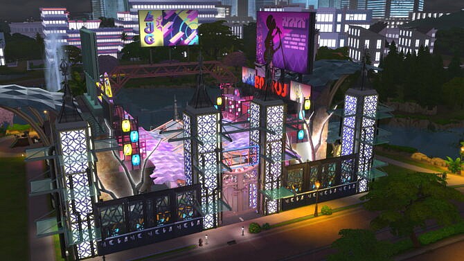 Sims 4 Cyberpunk Inspired build by bradybrad7 at Mod The Sims 4