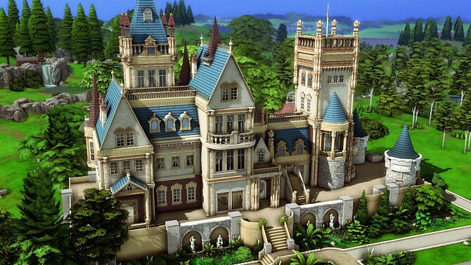 Sims 4 Renaissance Castle by plumbobkingdom at Mod The Sims 4