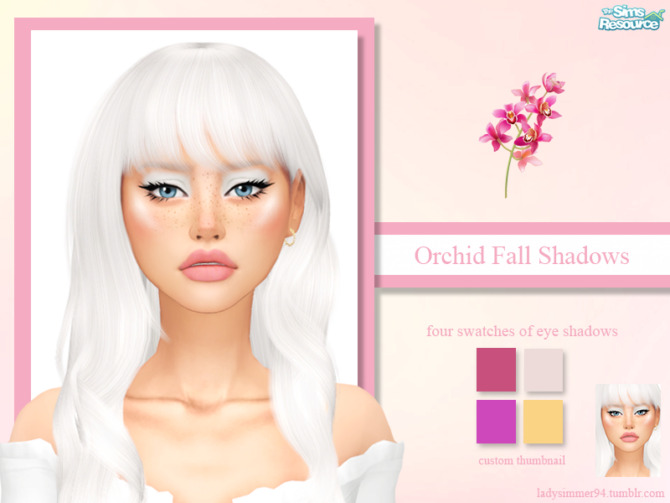 Sims 4 Orchid Fall Shadows by LadySimmer94 at TSR