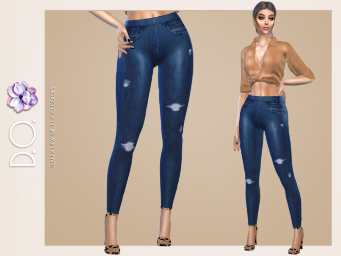Sims 4 Jeans 97 by D.O.Lilac at TSR