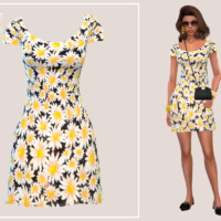 Spring Daisies Dress By Paogae