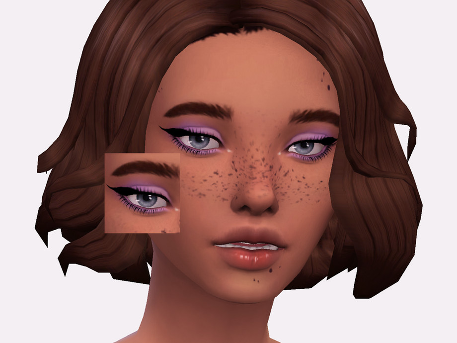 Allium Eyeshadow by Sagittariah at TSR » Sims 4 Updates