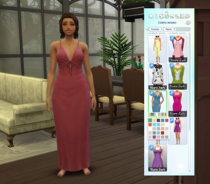 Sims 4 TS3 Romantic Night Dress Conversion at My Stuff Origin