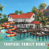 Tropical Family Home By Summerr Plays