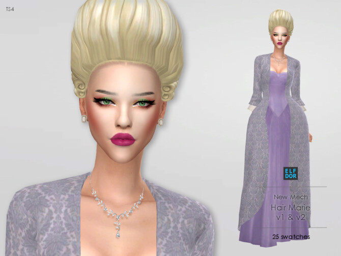 Sims 4 Hair Marie at Elfdor Sims