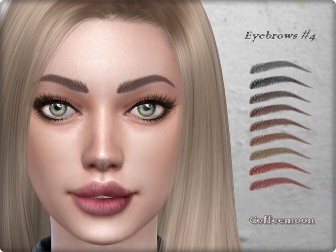 Sims 4 Eyebrows #4 by Coffeemoon at TSR
