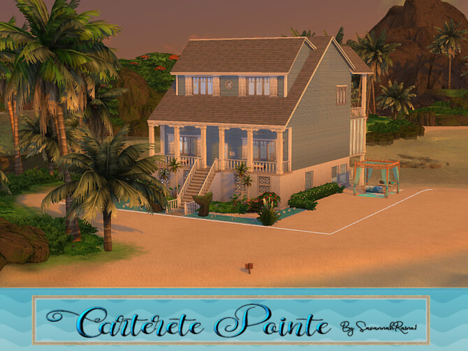 Sims 4 Carteret Pointe Cottage by SavannahRaine at Mod The Sims 4