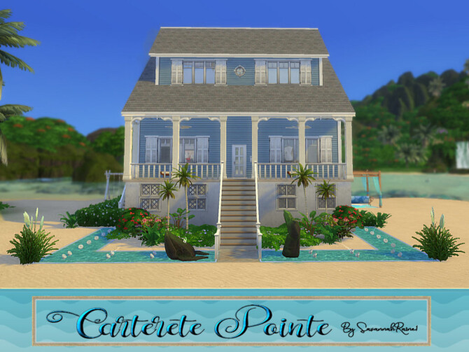 Sims 4 Carteret Pointe Cottage by SavannahRaine at Mod The Sims 4