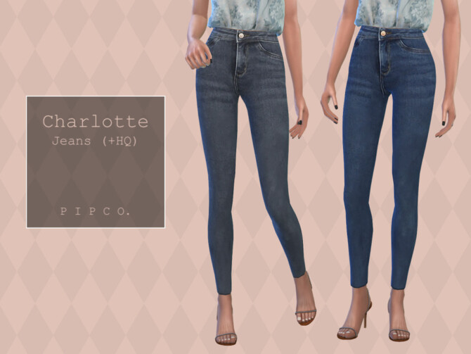 Sims 4 Charlotte Jeans by Pipco at TSR
