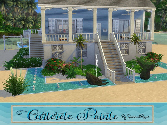 Sims 4 Carteret Pointe Cottage by SavannahRaine at Mod The Sims 4