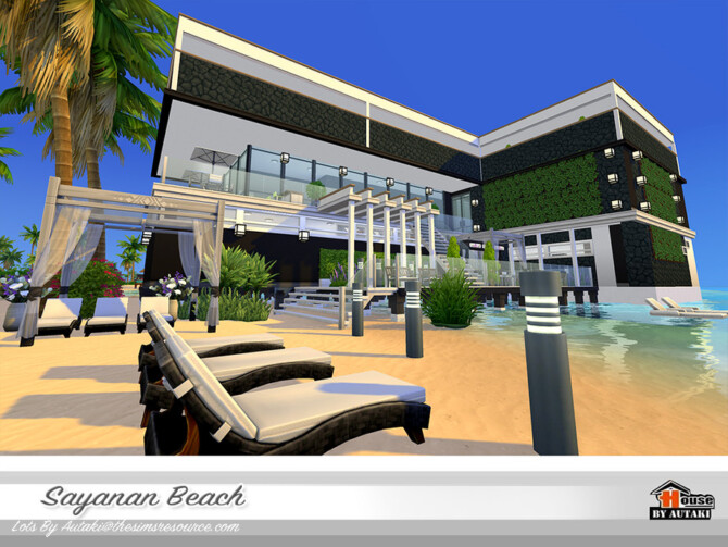 Sims 4 Sayanan Beach House by autaki at TSR