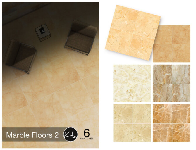 Sims 4 Marble Floors 2 at Ktasims