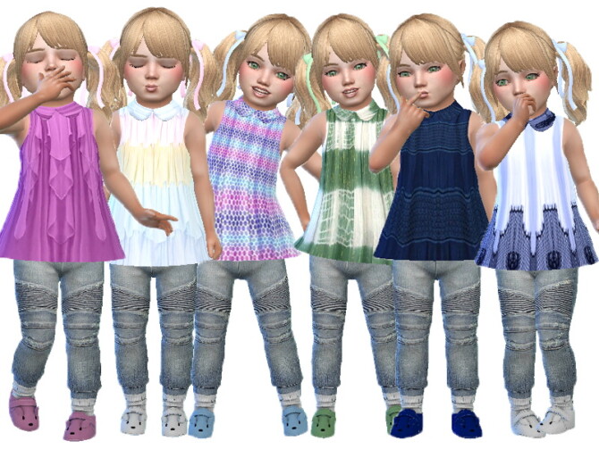 Sims 4 Amber toddler top by TrudieOpp at TSR