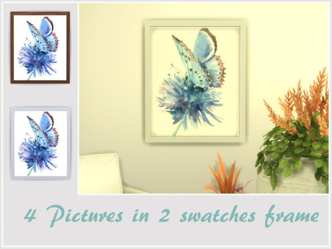 Sims 4 Garance Flowers Paintings by philo at TSR