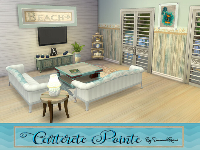 Sims 4 Carteret Pointe Cottage by SavannahRaine at Mod The Sims 4