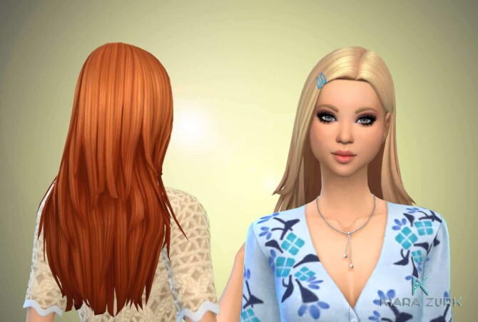 Sims 4 Monica Hairstyle + Clips at My Stuff Origin