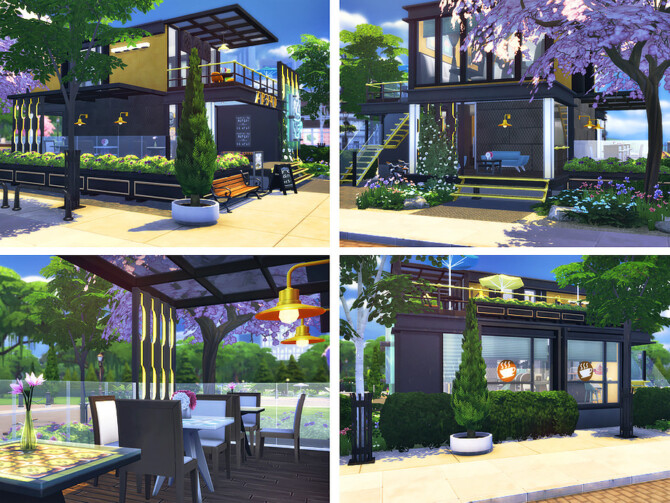 Sims 4 Cafe Archie by Rirann at TSR