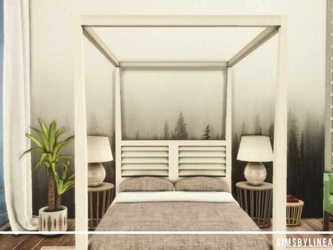 Sims 4 Contemporary Master Bedroom by SIMSBYLINEA at TSR