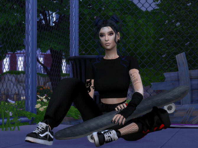 Sims 4 Lets Skate (Pose Pack) by YaniSim at TSR