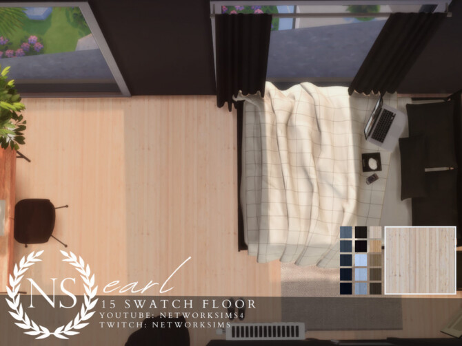 Sims 4 Earl Wooden Floor by Networksims at TSR