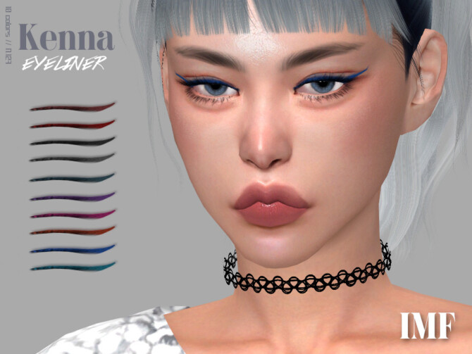 Sims 4 IMF Kenna Eyeliner N.127 by IzzieMcFire at TSR