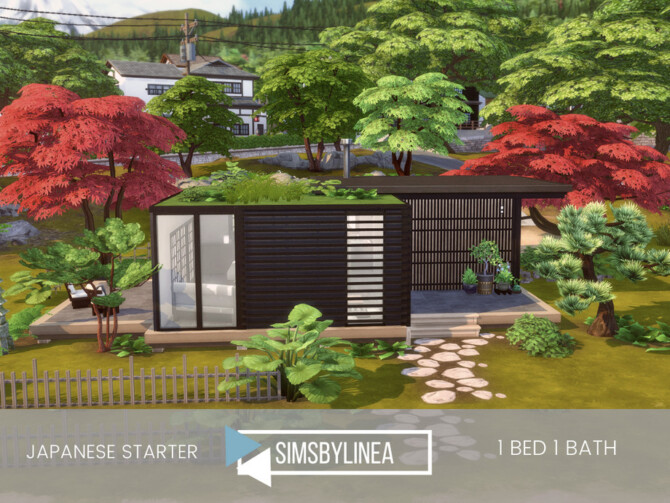 Sims 4 Japanese Starter by SIMSBYLINEA at TSR