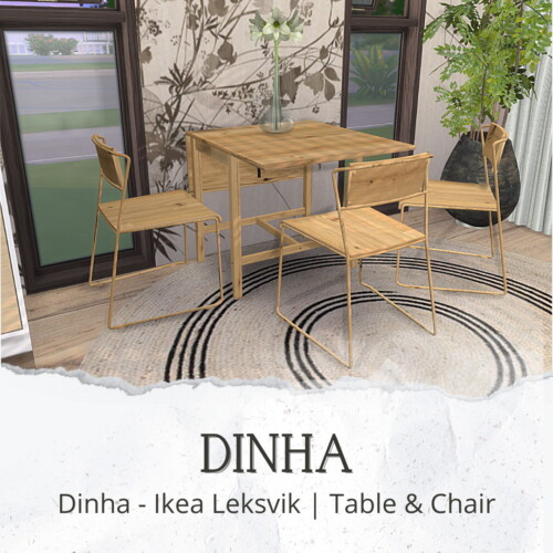 Leksvik Table & Chair