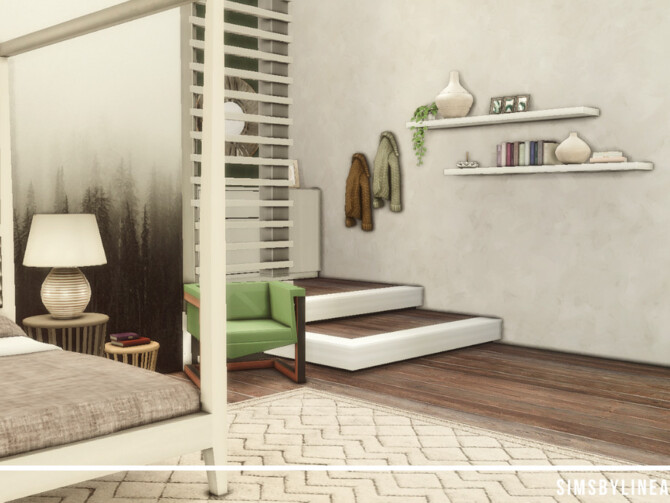 Sims 4 Contemporary Master Bedroom by SIMSBYLINEA at TSR