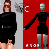 Angelived Collection Dress Viii By Viy Sims