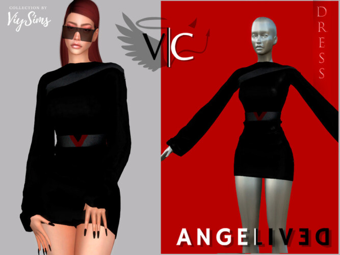 Angelived Collection Dress Viii By Viy Sims