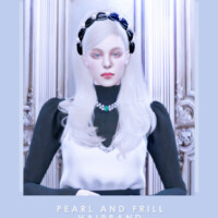 Fm Pearl And Frill Hairband