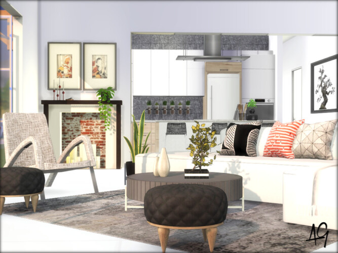 Livgreen Living Room By Algbuilds