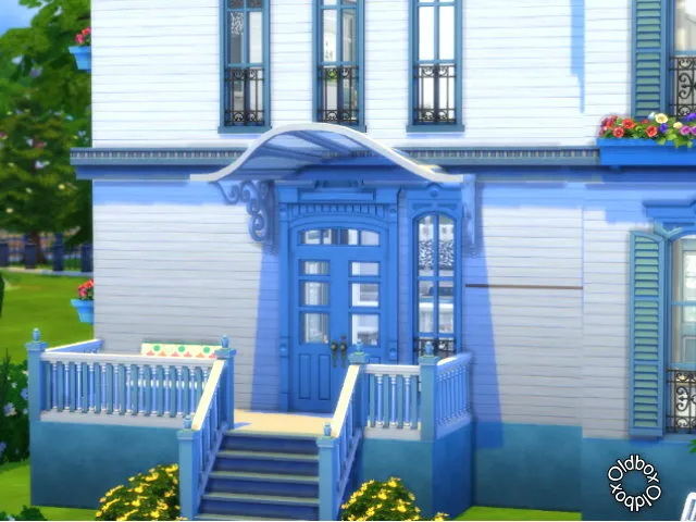 Sims 4 Davenport home by Oldbox at All 4 Sims