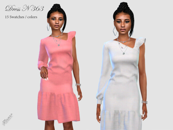 Sims 4 DRESS N 363 by pizazz at TSR