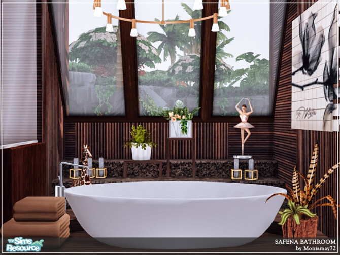 Sims 4 Safena Bathroom by Moniamay72 at TSR