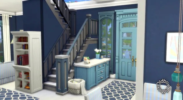 Sims 4 Davenport home by Oldbox at All 4 Sims