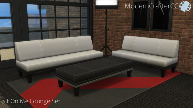 Sims 4 Sit On Me Lounge Addon Set at Modern Crafter CC