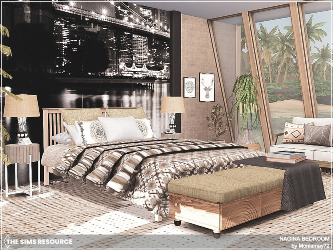 Sims 4 Nagina Bedroom by Moniamay72 at TSR