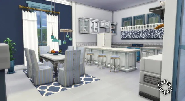 Sims 4 Davenport home by Oldbox at All 4 Sims