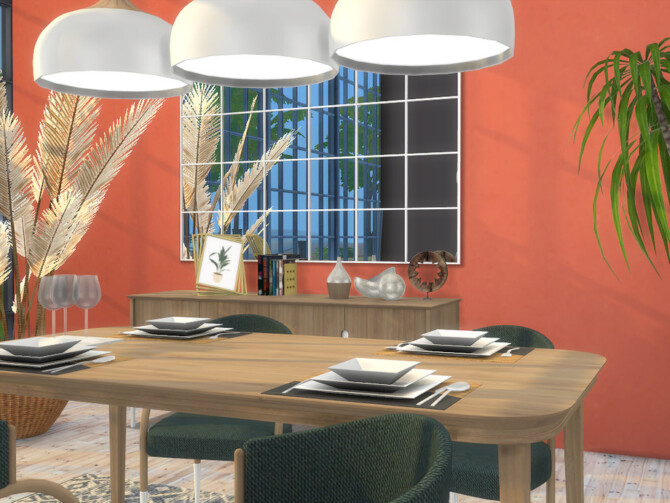 Sims 4 Gent Dining Room by Onyxium at TSR